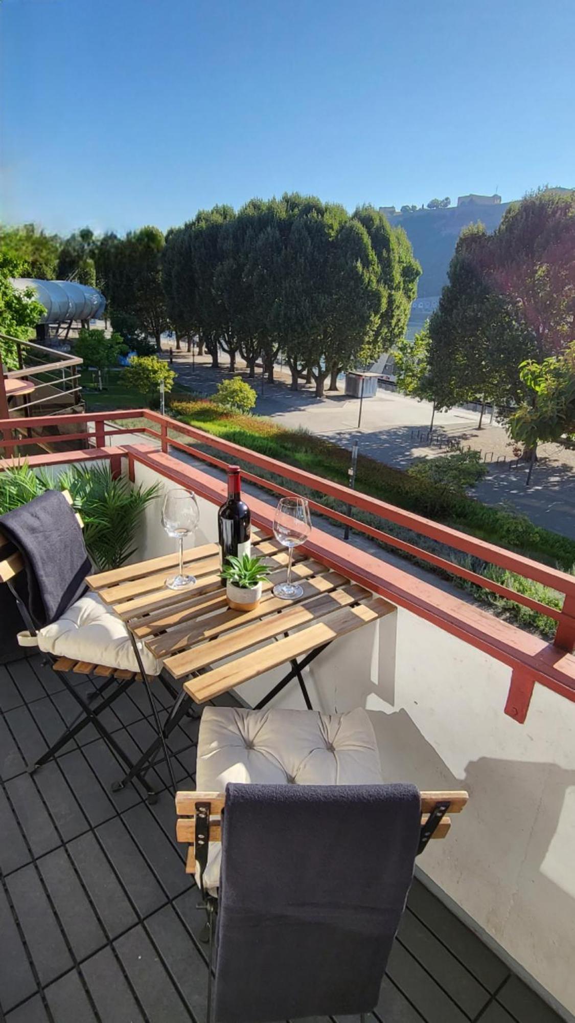 Apartment Mit Balkon Am Rhein Koblenz  Exterior foto